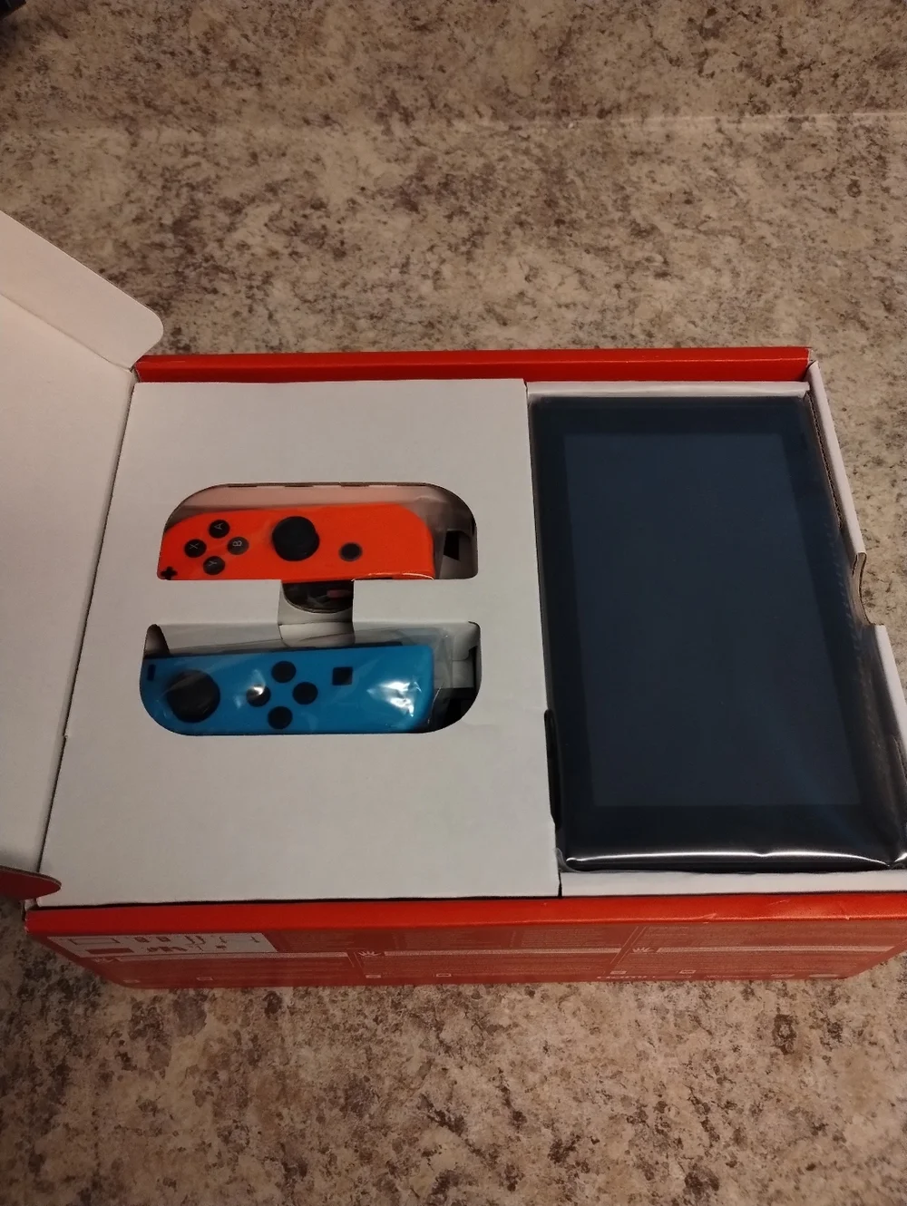 Nintendo Switch Console with Blue and Red Joy-Con NWT